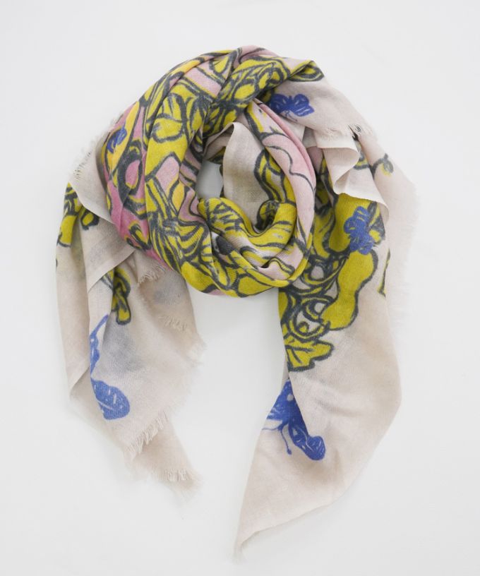 ひょうたんとてんし ひる　[Kusa Kanmuri ウールストール]