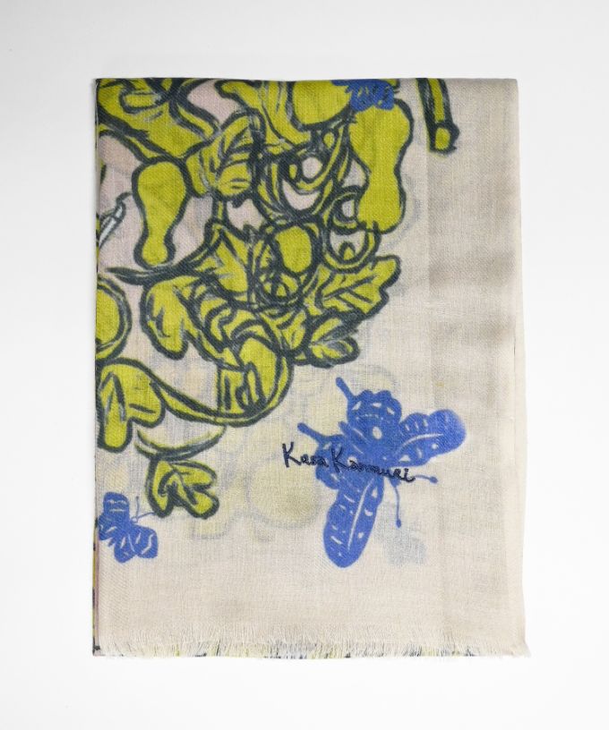 ひょうたんとてんし ひる　[Kusa Kanmuri ウールストール]