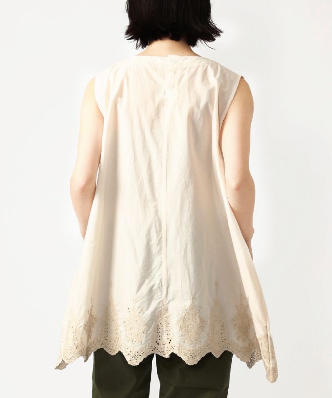 SALE】リンコロング サーカス柄スカラップレース刺繍ロング