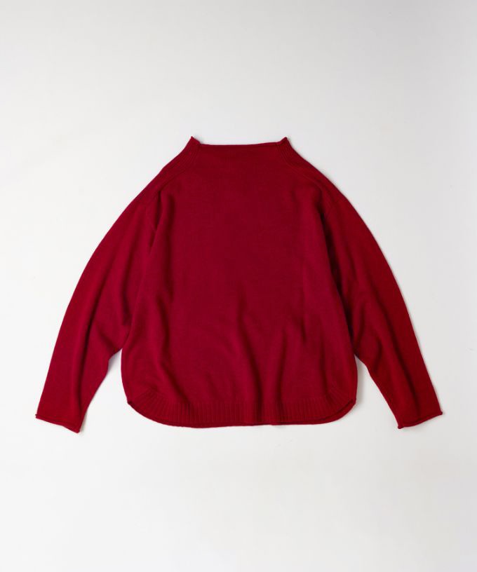 レオントップ　ウールカシミアのプルオーバーニット