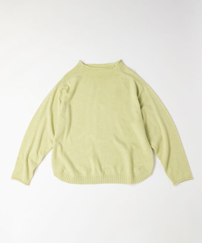 レオントップ　ウールカシミアのプルオーバーニット