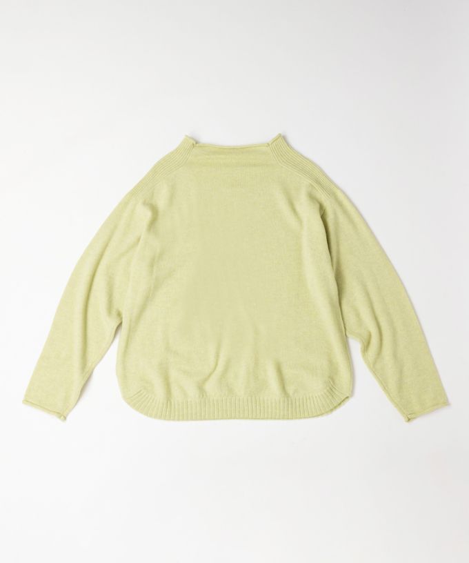 レオントップ　ウールカシミアのプルオーバーニット