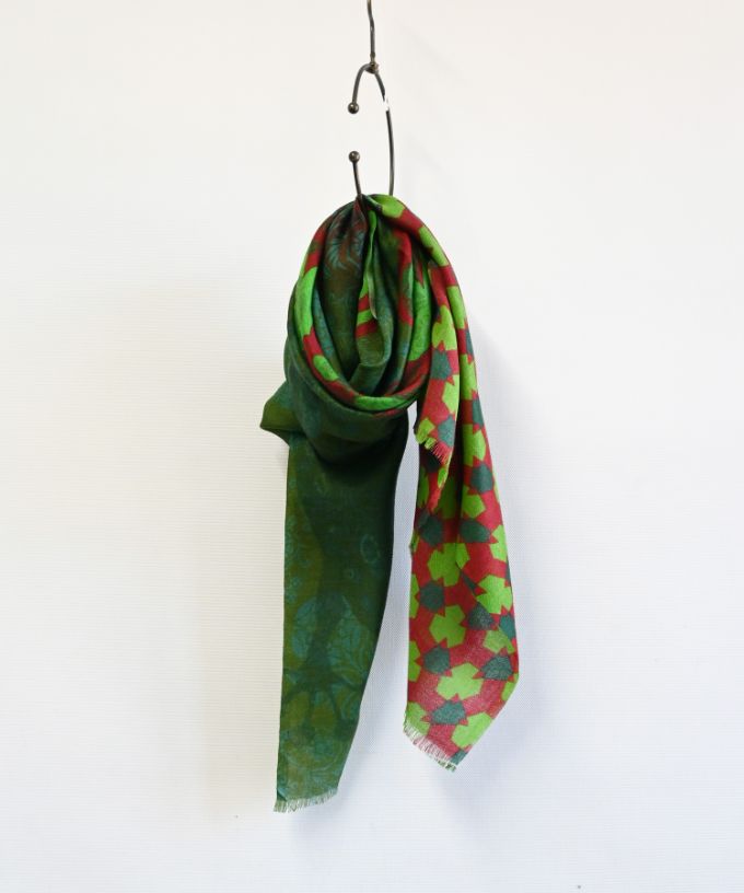 あっちこっち　[Kusa Kanmuri ウールストール]