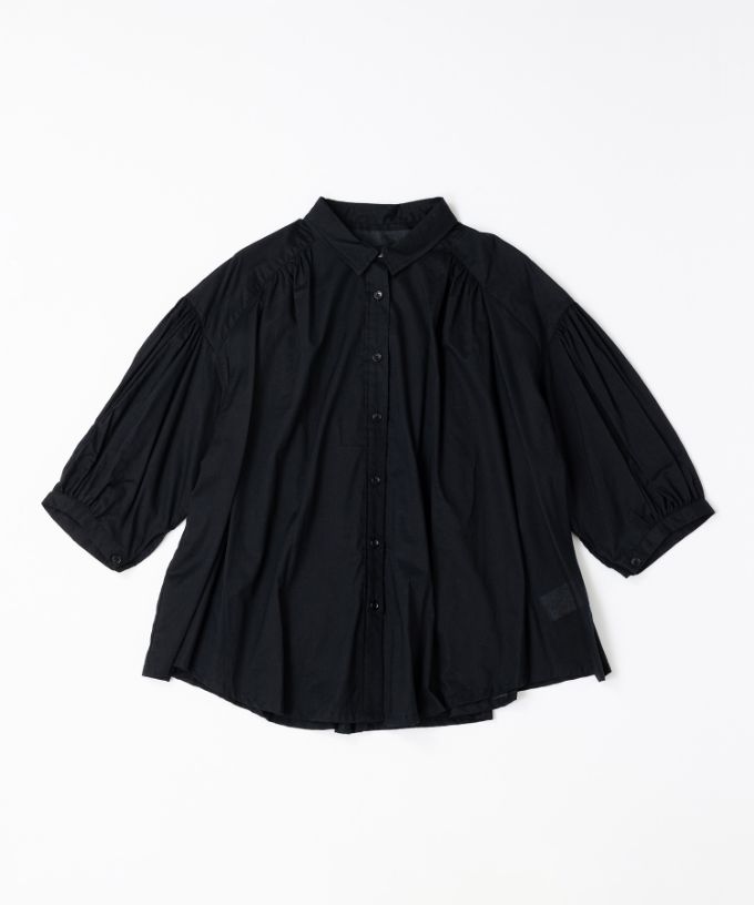 ソラソラブラウス・Ｆ 綿ローンのバルーンスリーブブラウス