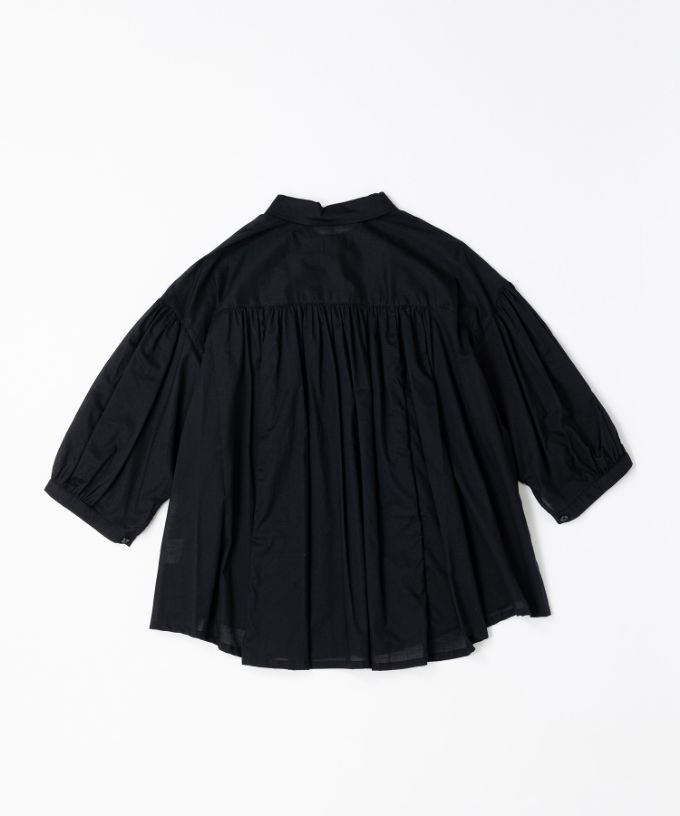 ソラソラブラウス・Ｆ 綿ローンのバルーンスリーブブラウス