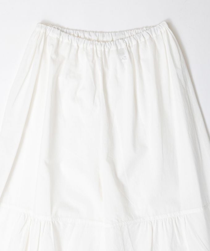 ペチパルセミ・V　カットワーク刺繍レースのレイヤードぺチパンツ　ショート丈