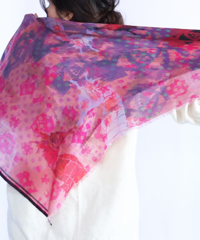 りゅうのこら　[Kusa Kanmuri ウールストール]