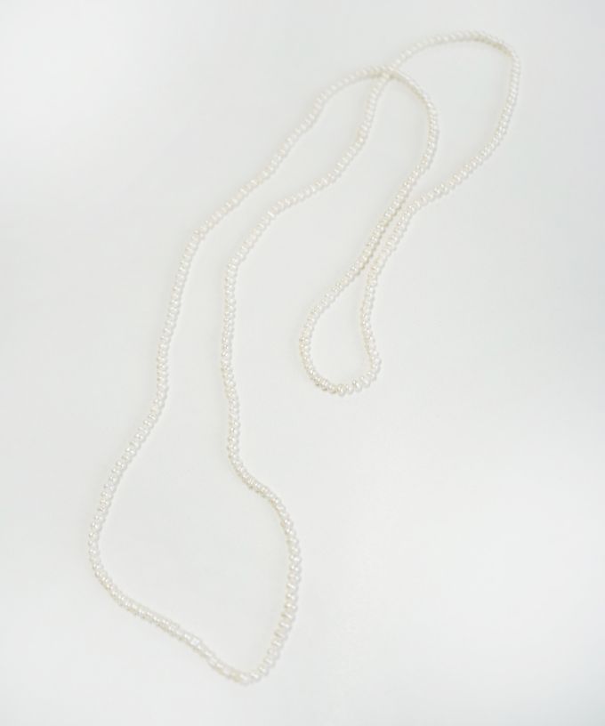 淡水パールロングネックレス（小）2510