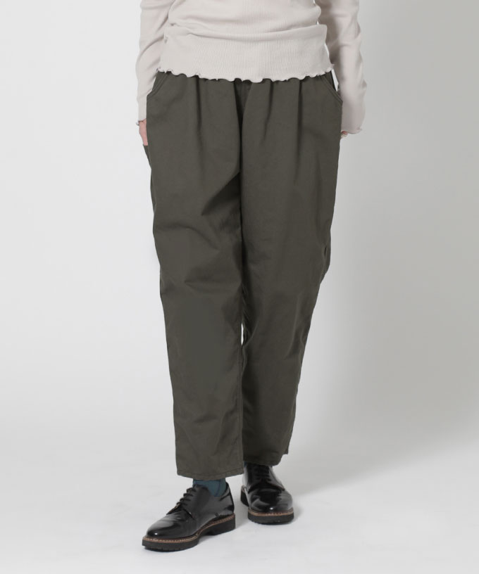 *美品*バスコ/チェック ゴムパンツ マオパンツ BASCO バスコチェックマオパンツ