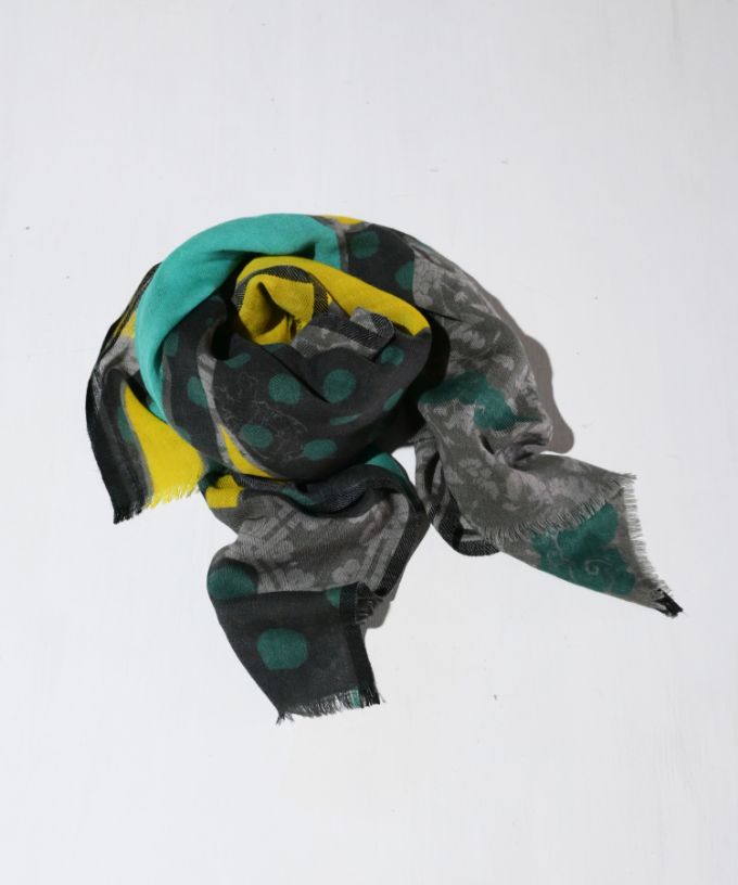 うさぎとかめ　あおい　[Kusa Kanmuri ウールストール]