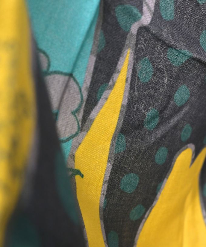 うさぎとかめ　あおい　[Kusa Kanmuri ウールストール]