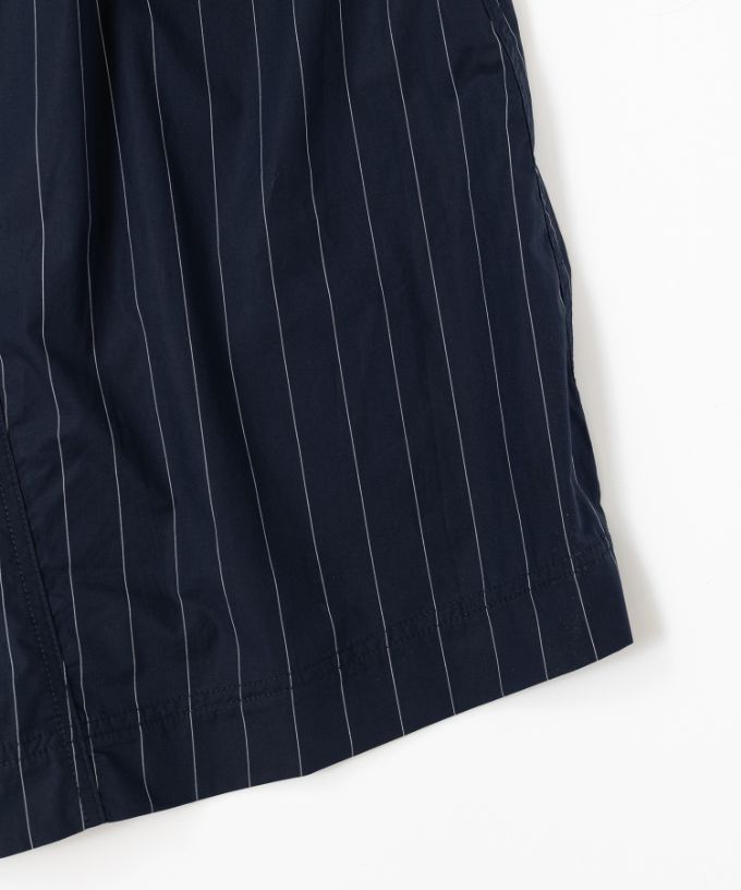 フィーネスカート・B　ピンストライプのサイドポケットロングスカート