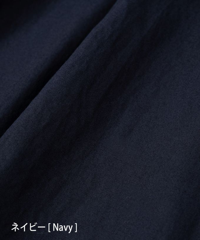 イザック　胸フリル付きブロードシャツ