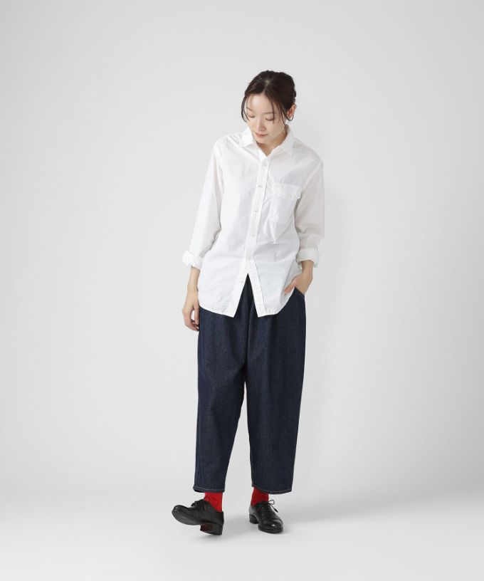マオパンツデニム10オンス 定番人気のバックポケットパンツ マオパンツデニム10オンス 定番人気のバックポケットパンツ