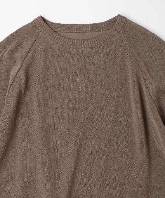 ビオトップ　アシンメトリーニットプルオーバー