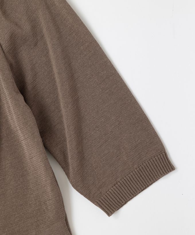 ビオトップ　アシンメトリーニットプルオーバー