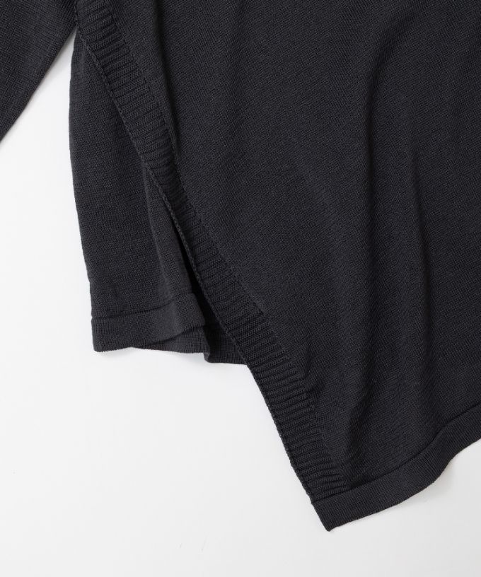 ビオトップ　アシンメトリーニットプルオーバー