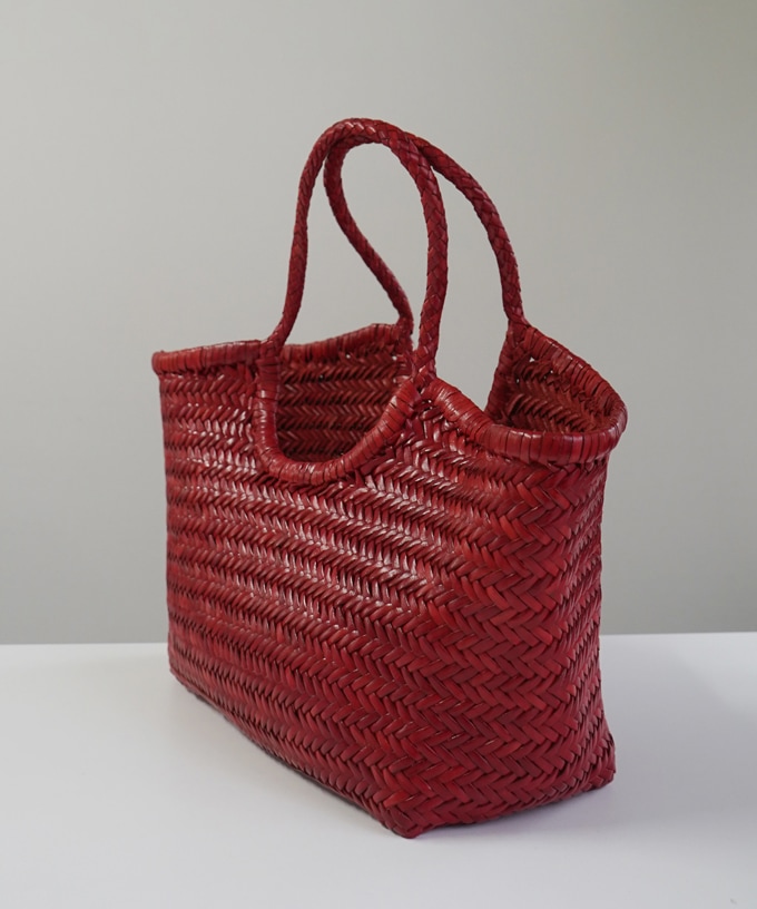 レザー編みバッグ・DRAGON BASKET BIG