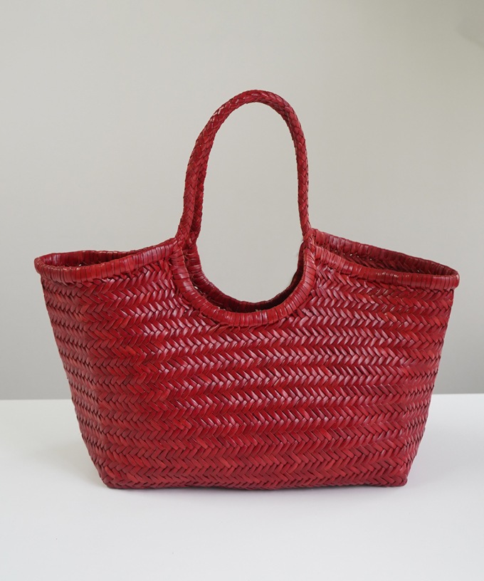 レザー編みバッグ・DRAGON BASKET BIG