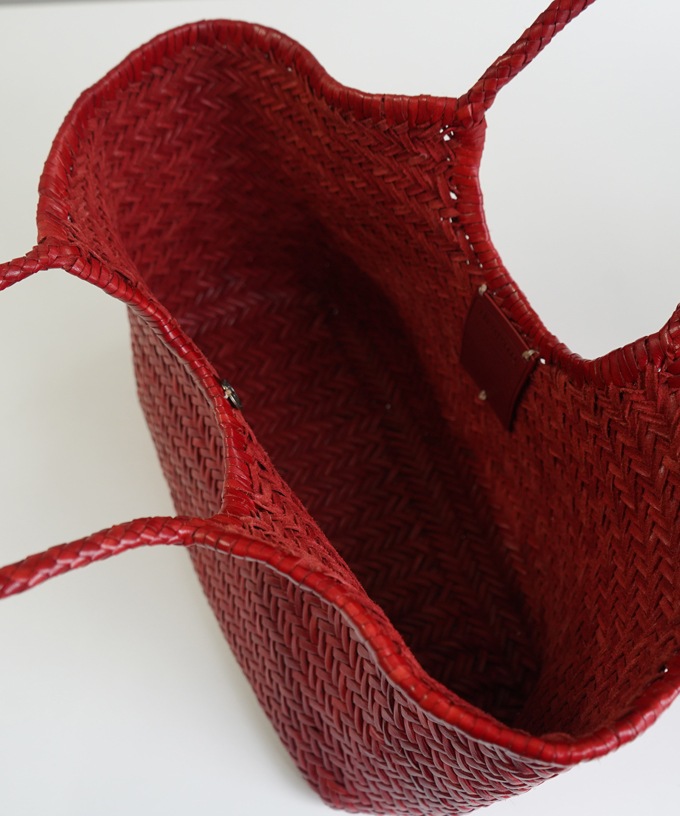 レザー編みバッグ・DRAGON BASKET BIG