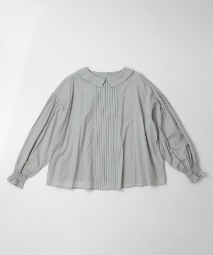 ジーンブラウス 綿ローンのピンタックブラウス/ITEM,JACKET/TOPS/Shop