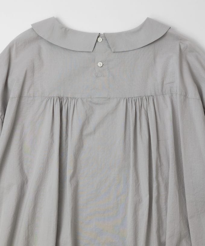 26SSバスコ　BASCO ジーンブラウス 綿ローンのピンタックブラウス ジーンブラウス 綿ローンのピンタックブラウス/ITEM,JACKET/TOPS/Shop