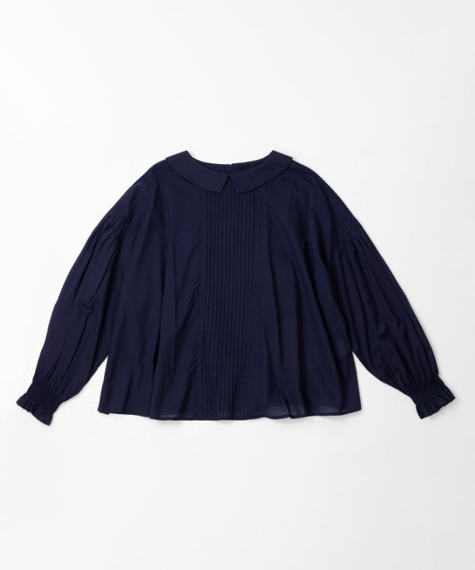 ジーンブラウス 綿ローンのピンタックブラウス/ITEM,JACKET/TOPS/Shop