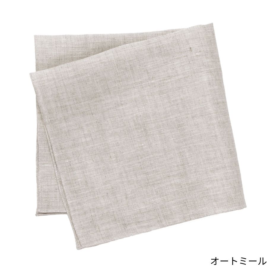 リネンのカラーハンカチ LINEN & BASIC | ファッション雑貨 | リネンの