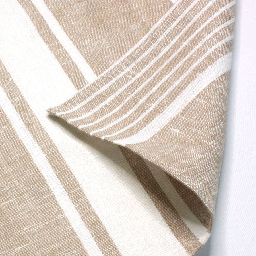 リネン バスタオル ヴィンテージストライプ Cadeauya | バスルーム