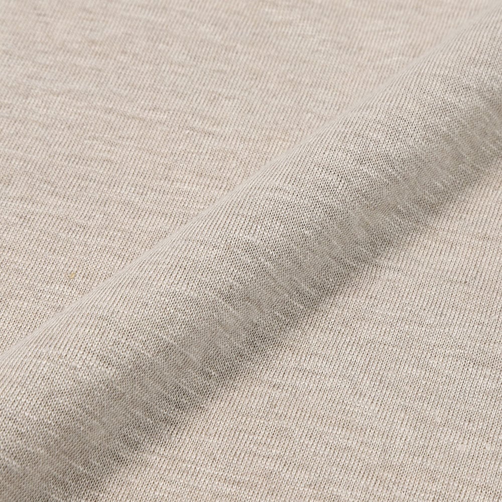 リネンの VネックTシャツ メンズ LINEN & BASIC | ウェア