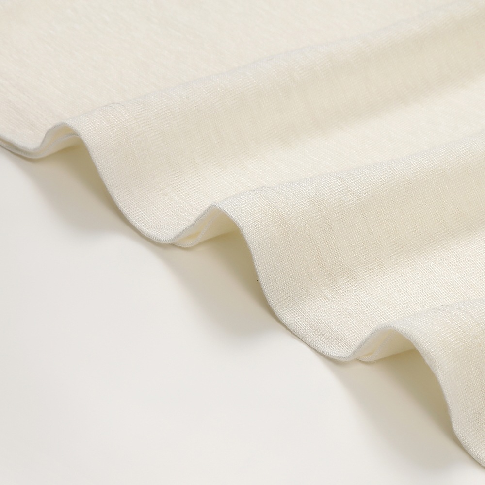 リネンの VネックTシャツ メンズ LINEN & BASIC | ウェア,リネン