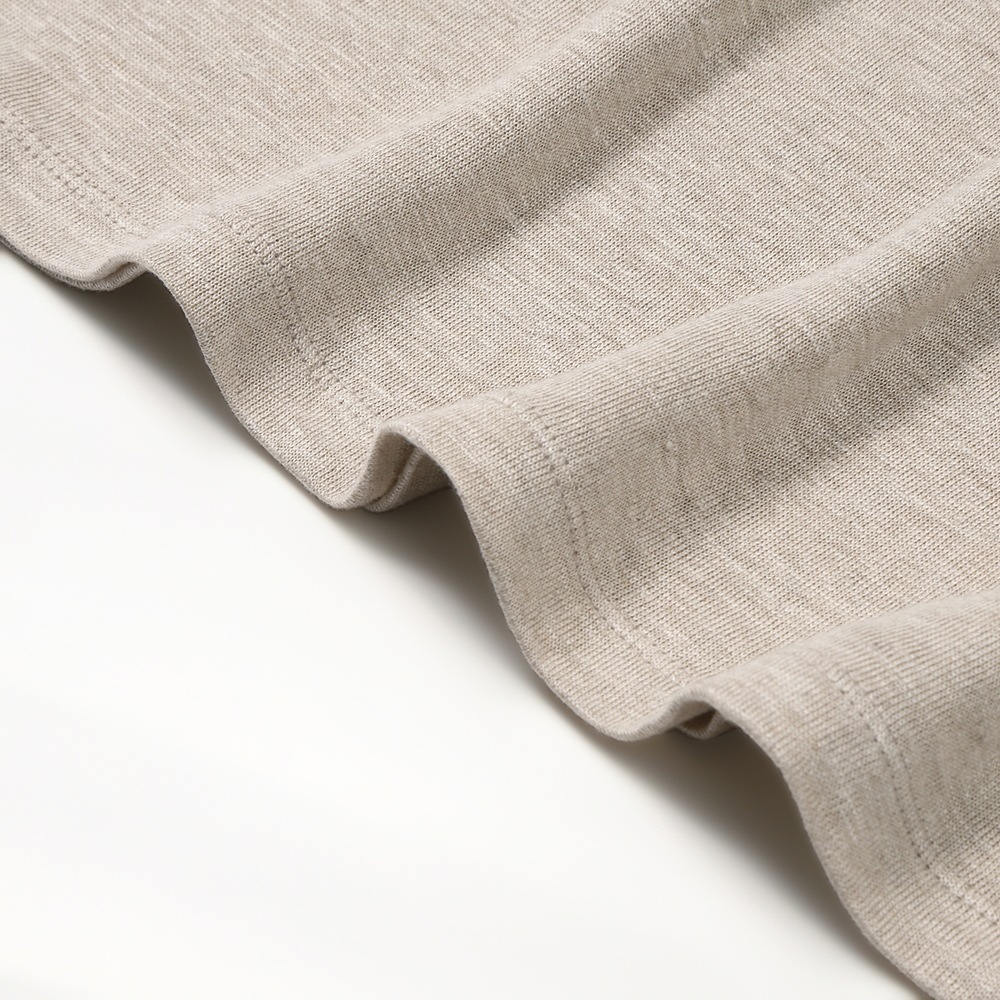 リネンのVネックTシャツ リネンの VネックTシャツ メンズ LINEN & BASIC | ウェア
