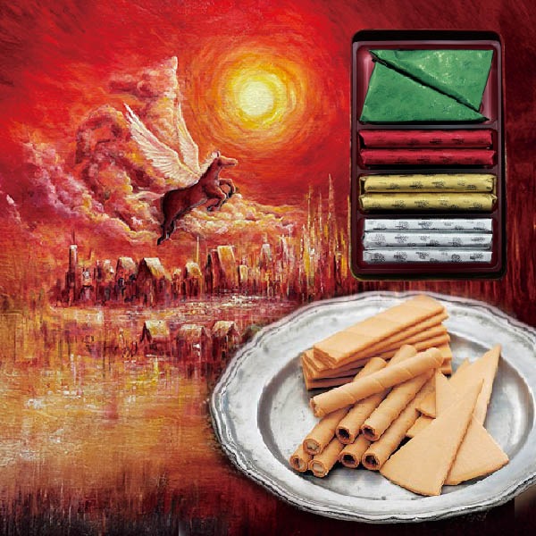 迎春エコルセ缶（午）今日を翔ける - 本高砂屋オンラインショップ