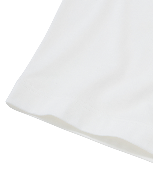 PGG 新品タグ付き TEXBRID クルーネックプルオーバー 白 1 M【A】 L＆Wデザイン】スーツ屋の仕立てたTシャツ クルーネック【AOKI