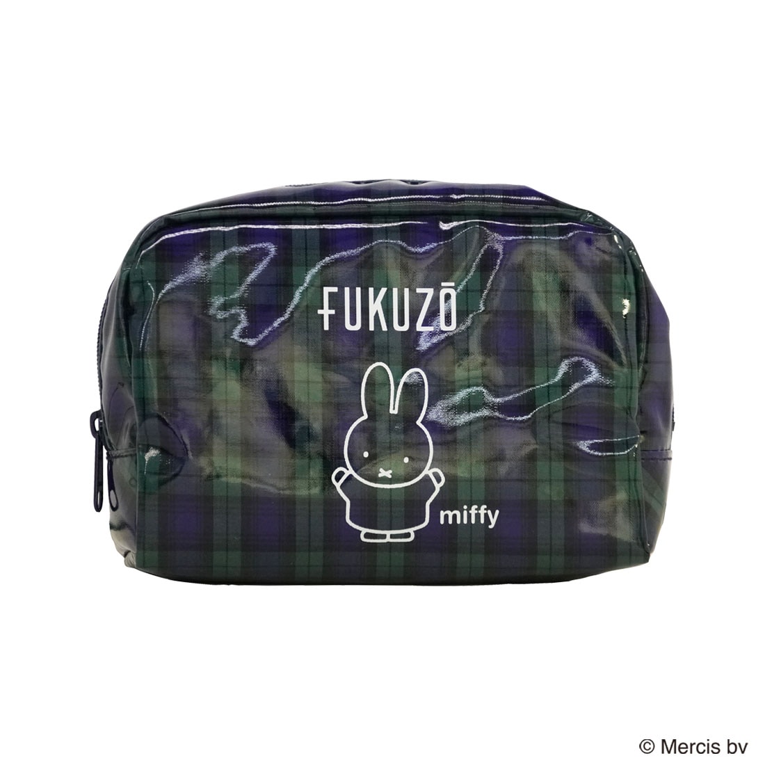 ミッフィー フクゾー タータン BOXポーチ グリーン | ◇ ミッフィー