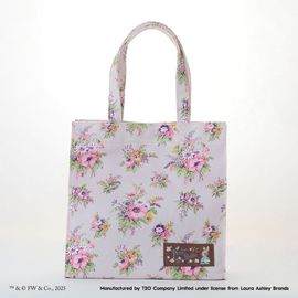 PR ローラ アシュレイ スクエアトート ピンク