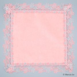 ミッフィー 近沢レース店 GY＆PKバイカラーハンカチ PK