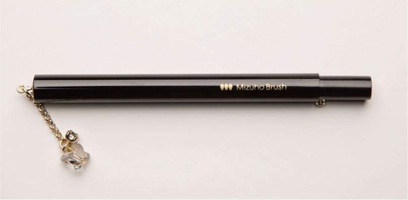 Naolip リップグロス(クリア1本+チェーン＆チャーム) リップブラシ