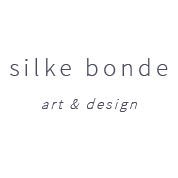 【生産終了・在庫限り】Silke Bonde　Leaf lines/葉脈 ブルー 50x70cm アートポスター 北欧 デンマーク|Silke Bonde|アートポスター