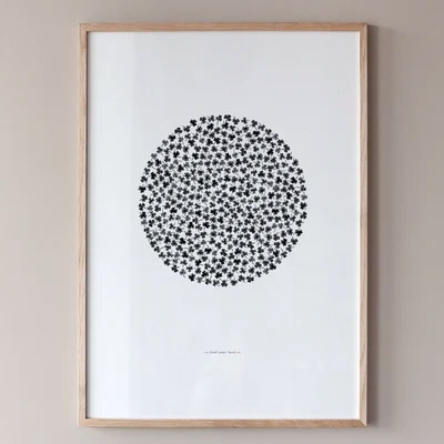 Coco Lapine Design FIND YOUR LUCK アートプリントポスター 30x40cm 50x70cm　ベルギー／ドイツ