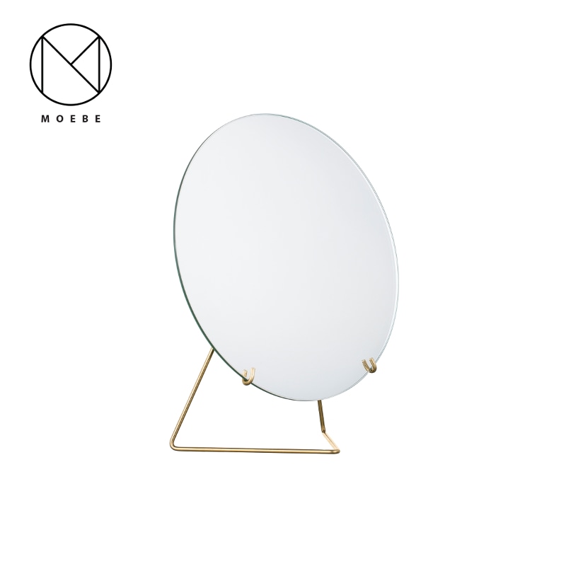 MOEBE ミラー 20cm ブラス ミニマルなエレガンス！ ムーベ　北欧 デンマーク