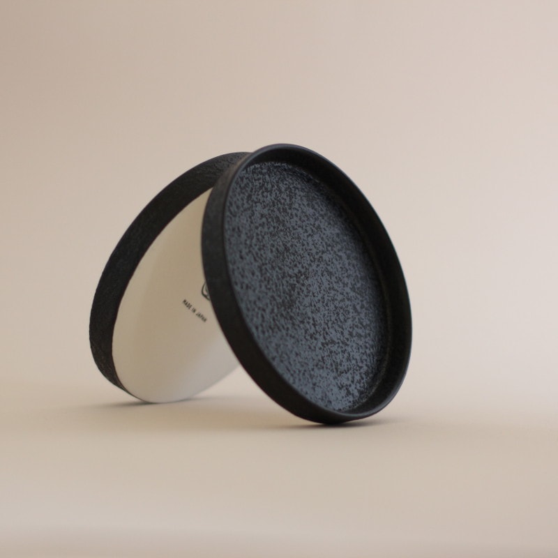 Studio Oyama サイドプレート Svart Yuzu 黒柚子　北欧 スウェーデン