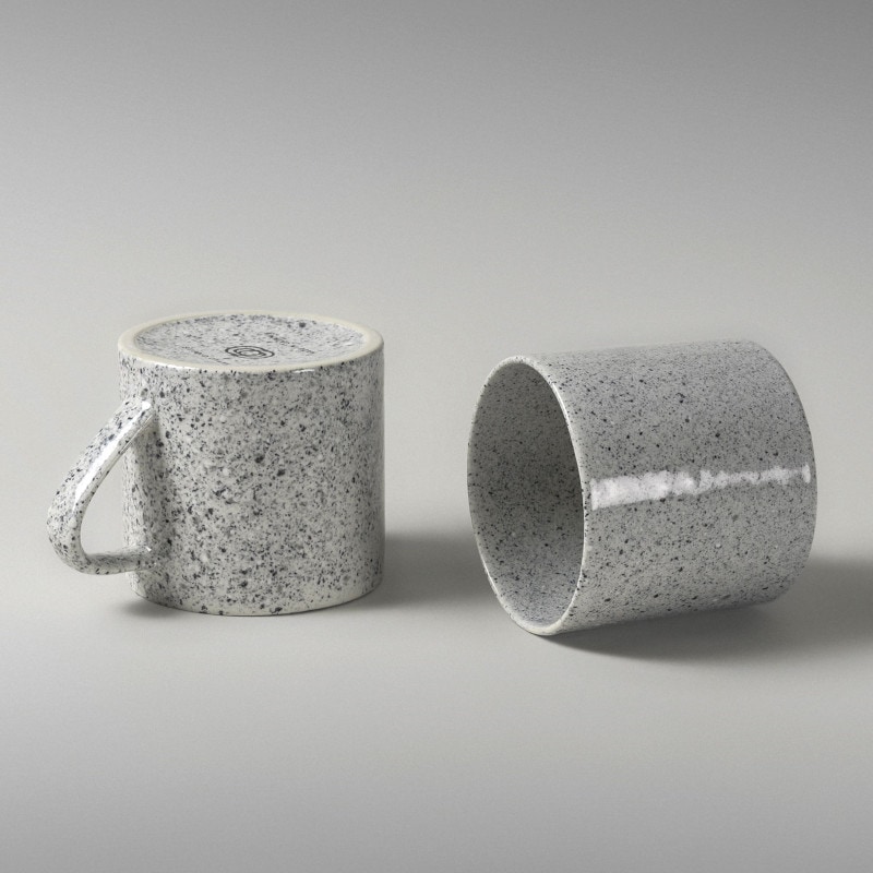 Studio Oyama コーヒーカップ Grasten 灰石　北欧 スウェーデン