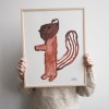 【販売終了・在庫限り】Fine Little Day リス ポスター 40x50cm ファインリトルデイ　北欧 スウェーデン|Fine Little Day|アートポスター