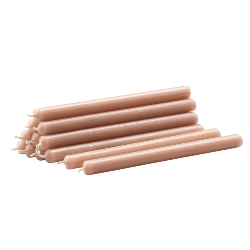 STOFF Nagel 専用キャンドル ピンク ベージュ 12本セット　ドイツ／デンマーク