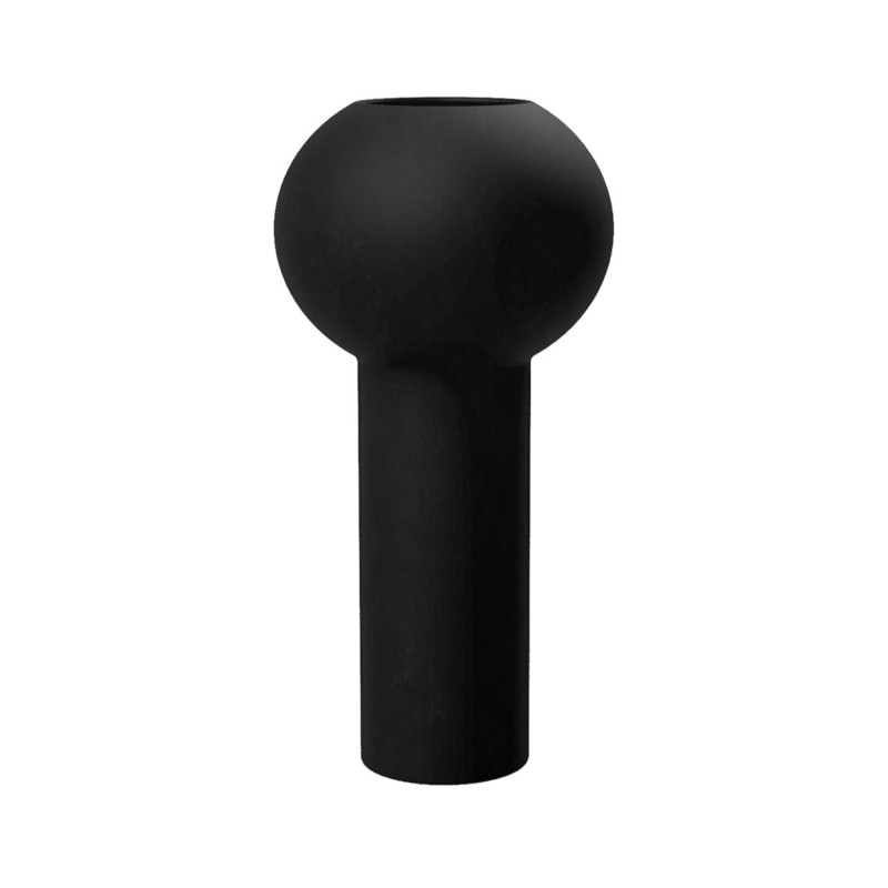 Cooee Design ピラー フラワーベース 24cm ブラック 花びん　北欧 スウェーデン