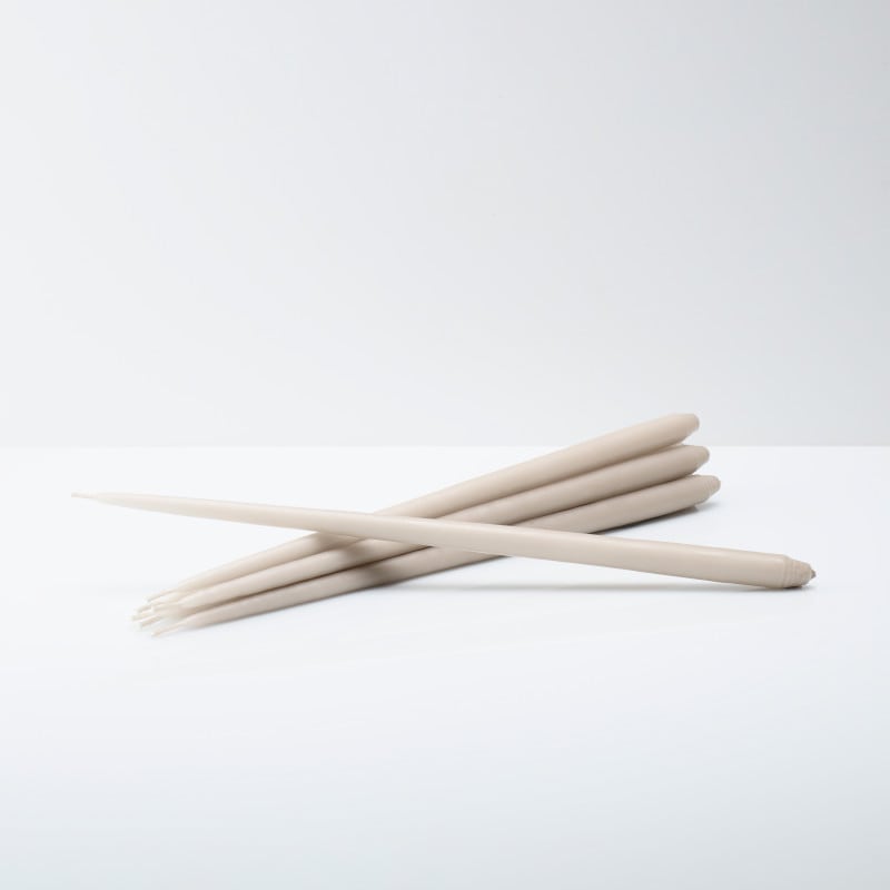 STOFF Nagel 専用キャンドル 29cm テーパード サンド 6本セット ドイツ／デンマーク