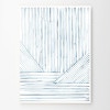 【ラスト1点】Silke Bonde　Cove/入り江 50x70cm アートポスター ブルー 北欧 デンマーク|Silke Bonde|アートポスター
