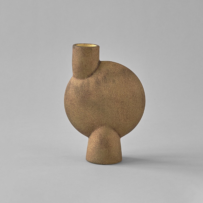 101 COPENHAGEN スフィア フラワーベース バブル M オークル H26cm 花瓶 ワンオーワン コペンハーゲン 北欧 デンマーク