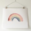 【生産終了・ラスト1点】Silke Bonde　Rainbow/虹 A4 アートポスター 北欧 デンマーク|Silke Bonde|アートポスター